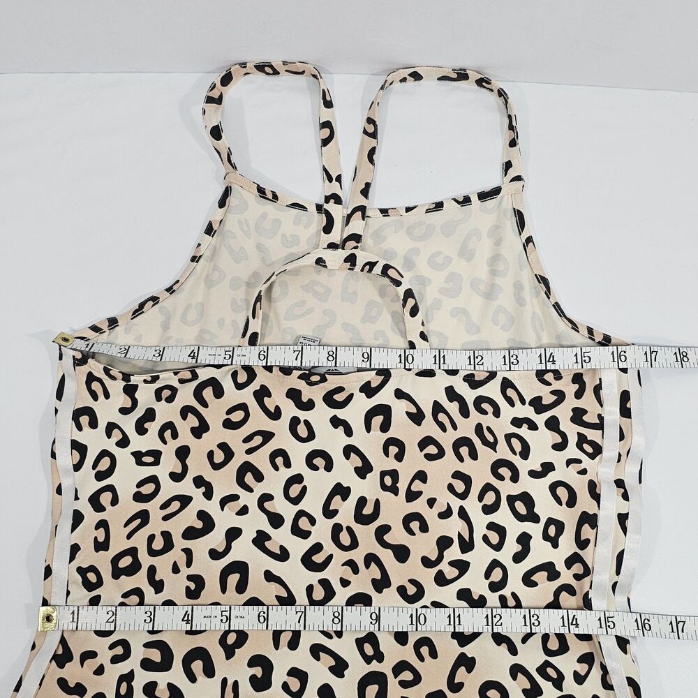 Adidas Originals Leopard Luxe 3-Stripes Maxi Dress XL White IY7066 - Picture 9 of 10